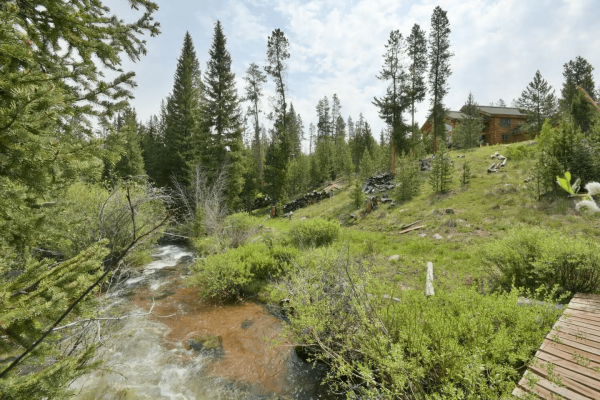 Private access to a Colorado stream.