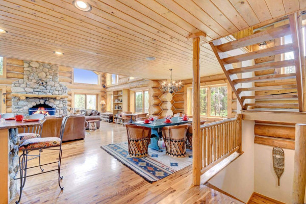 Stairs to 2nd floor and basement.
